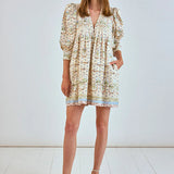 Camie Dress -Pastel Botanicals