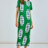 Valerie Dress -Herring Green