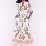 Betty Dress in Brigitte Bloom