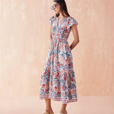 Cora Midi Dress -Kayla Daydream