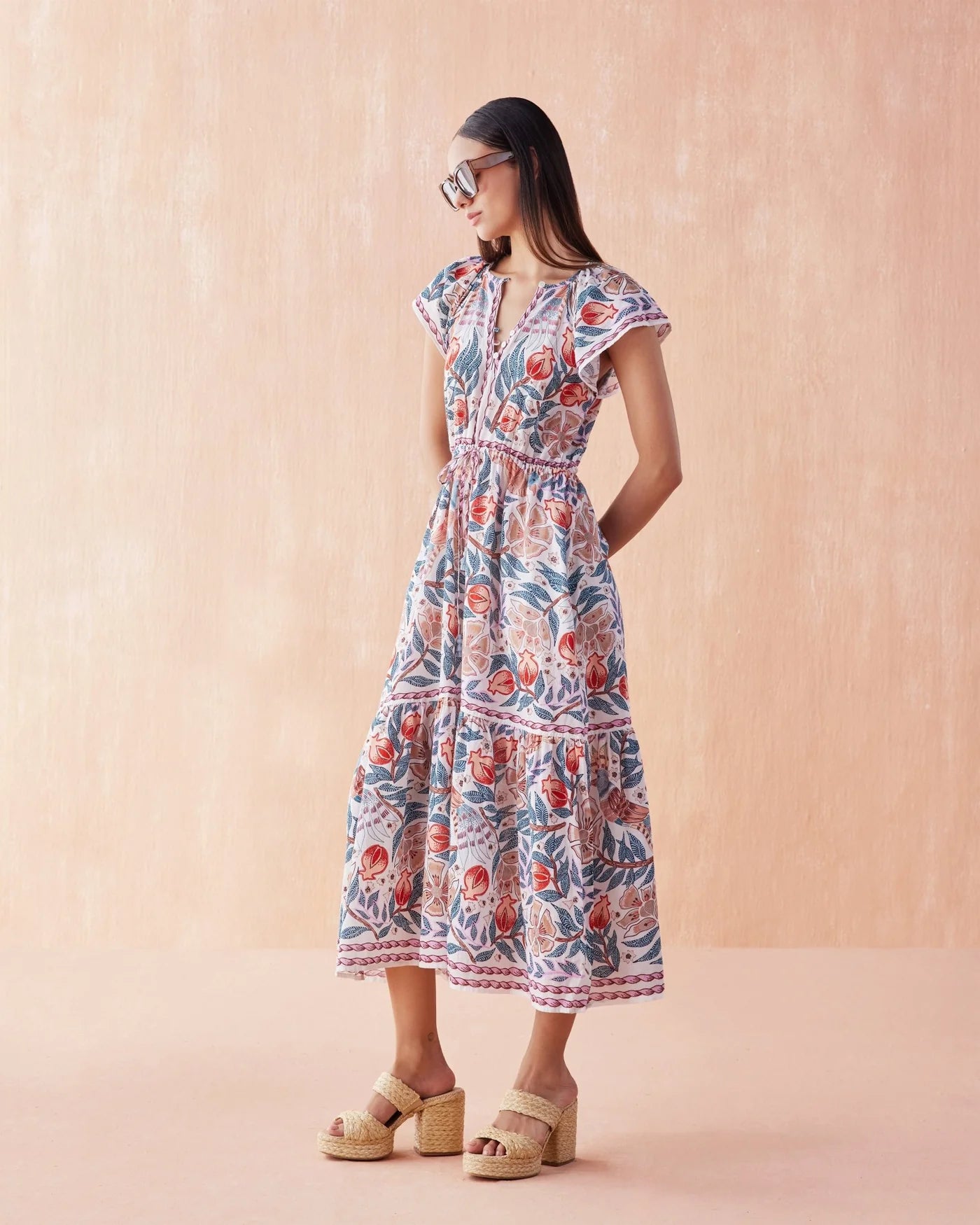 Cora Midi Dress -Kayla Daydream