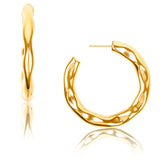 Astrid Hammered Hoop