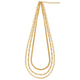 Nola Multi Chain Necklace -Gold