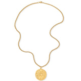Reign Lucky Medallion Necklace -Gold