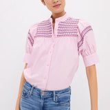 The Saylor Shirt -Fondant Pink.