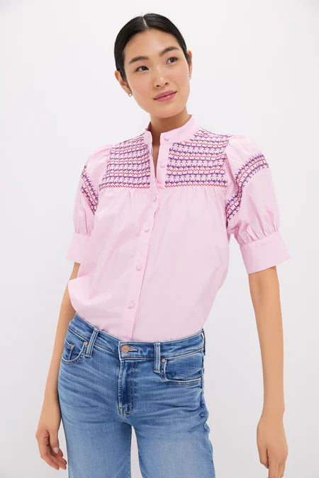 The Saylor Shirt -Fondant Pink