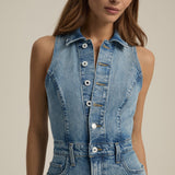 The Halter City Dress -Santa Barbara