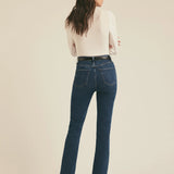 The Valentina Super High Rise Mini Boot Jean -Woodside