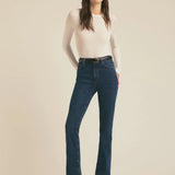 The Valentina Super High Rise Mini Boot Jean -Woodside