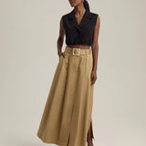 The Gabby Skirt -Sand