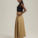 The Gabby Skirt -Sand