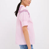 The Saylor Shirt -Fondant Pink.