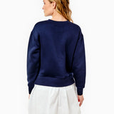 Harper Dress -Navy/White