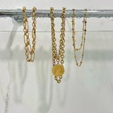 Odette Coin Chain Necklace -Gold