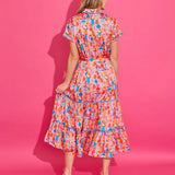 Rachel Dress -Pink Chantilly