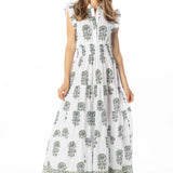Paulina Dress -Green Tea