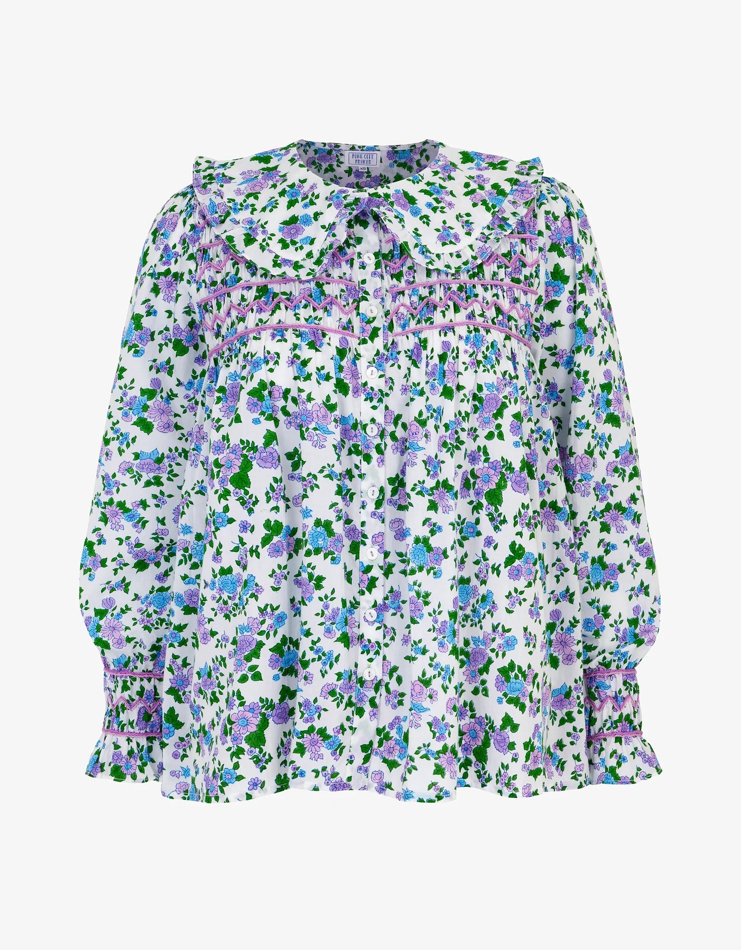 Posey Blouse -Lavender Ditsy
