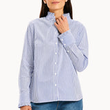 Peggy Ruffle Stripe Shirt
