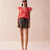 Wilora Blouse -Vani Papaya