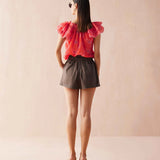 Wilora Blouse -Vani Papaya